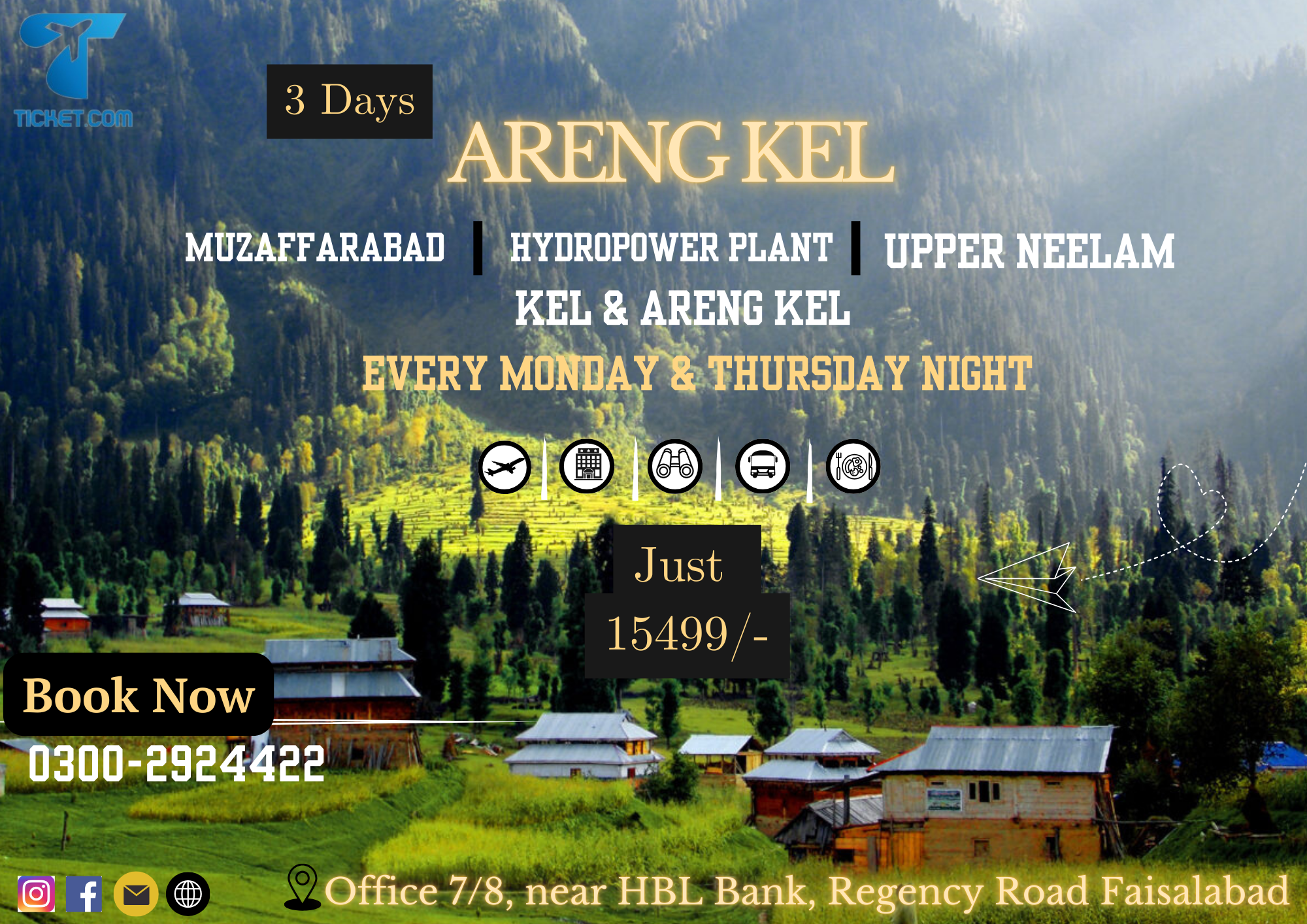 03 DAYS NEELAM VALLEY ARENG KEL TRIP